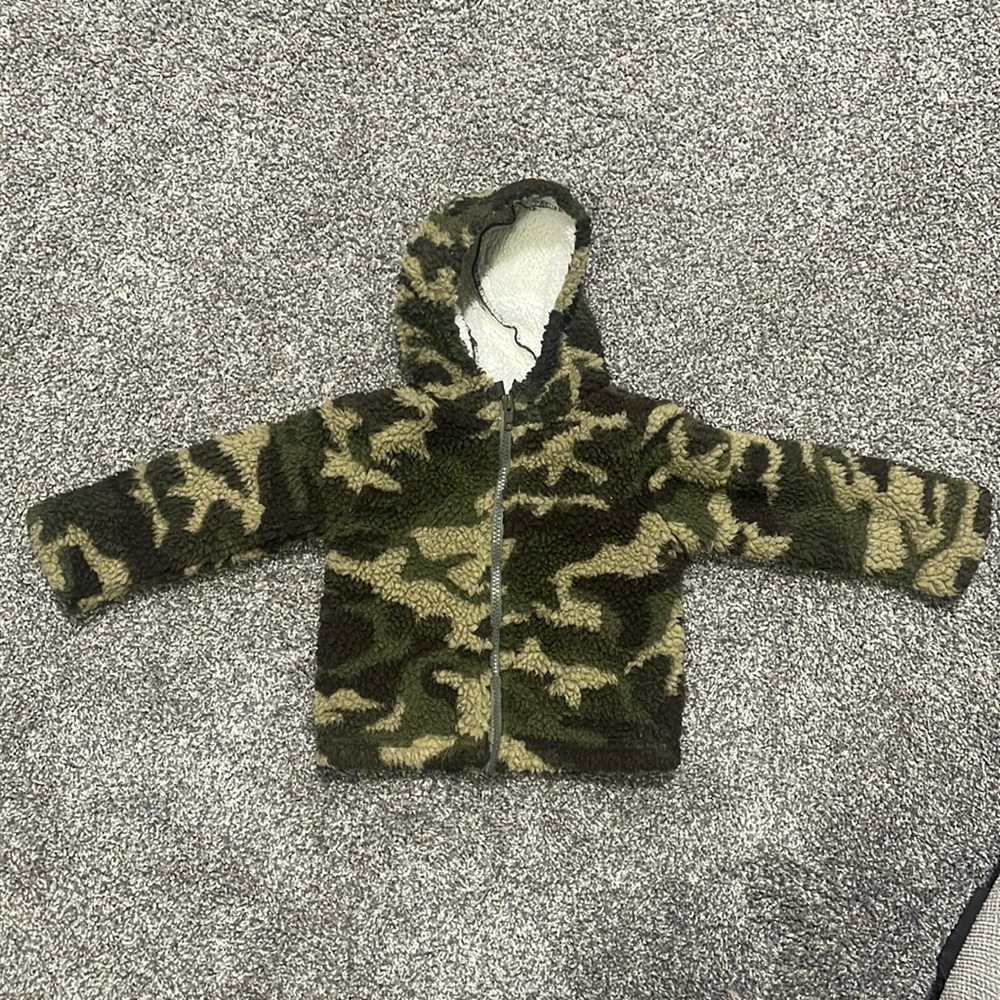 Baby boy Camo Sherpa Lined Jacket